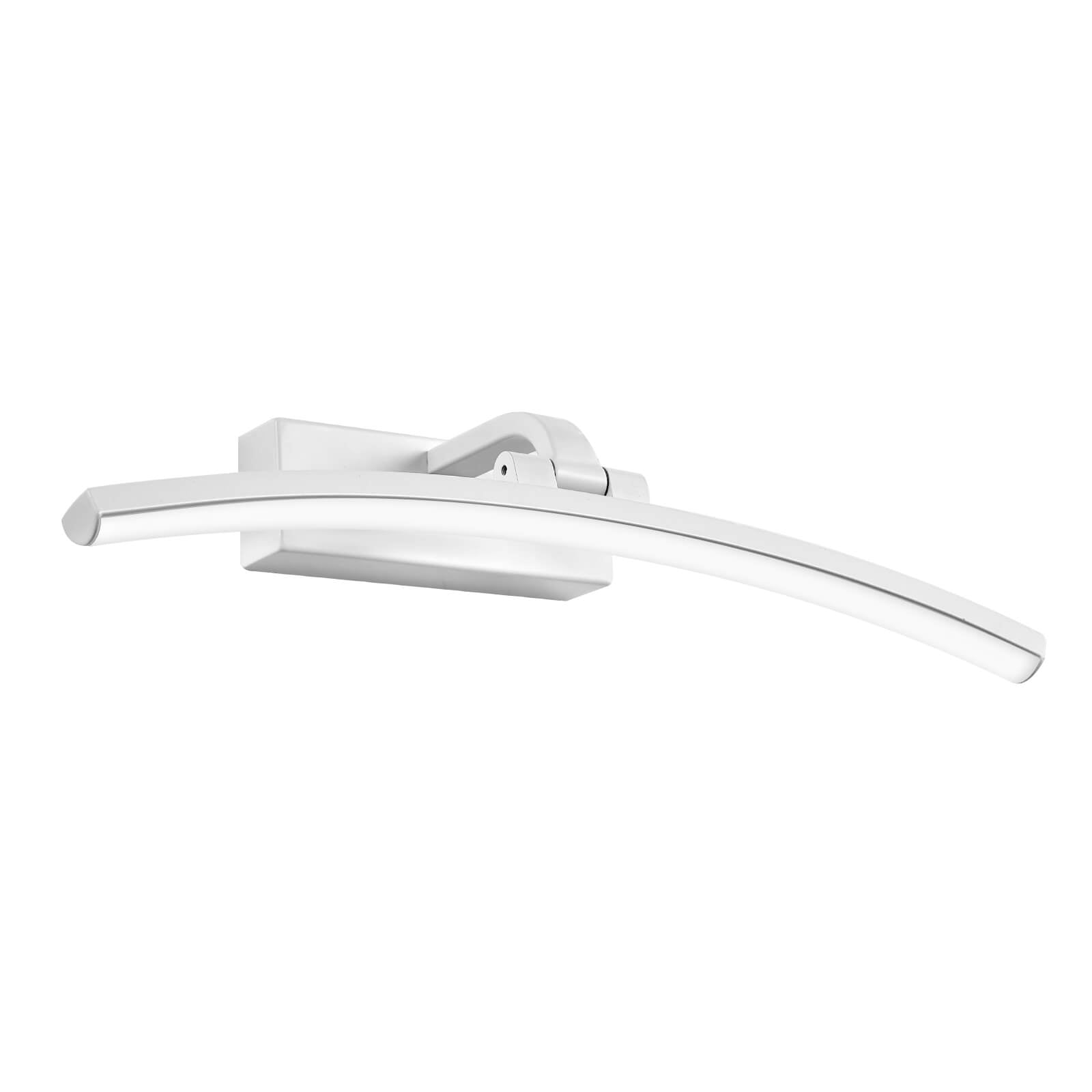 Emke L23 Led Wandleuchte/spiegelleuchte (schwarz Matt/weiß) Weiß